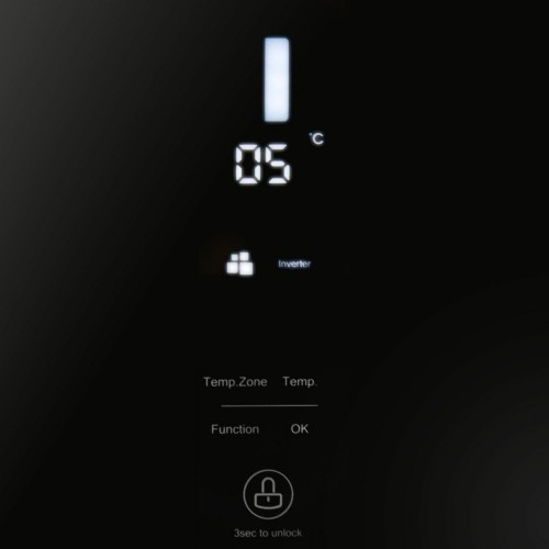 Холодильник Maunfeld MFF177NFB Slim Inverter (Side-by-Side) (черный) 9