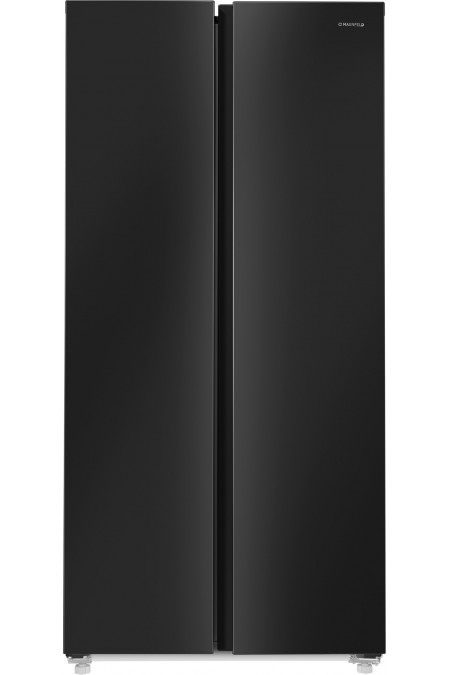 Холодильник Maunfeld MFF177NFBE (Side by Side) (черный) 