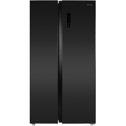 Холодильник Maunfeld MFF177NFSB (Side-by-Side) (черный)