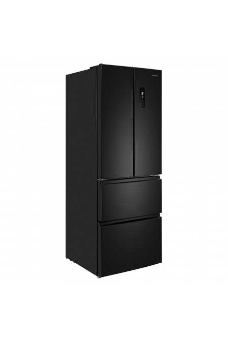 Холодильник Maunfeld MFF180NFBE01 (Side-by-Side) (черный) 