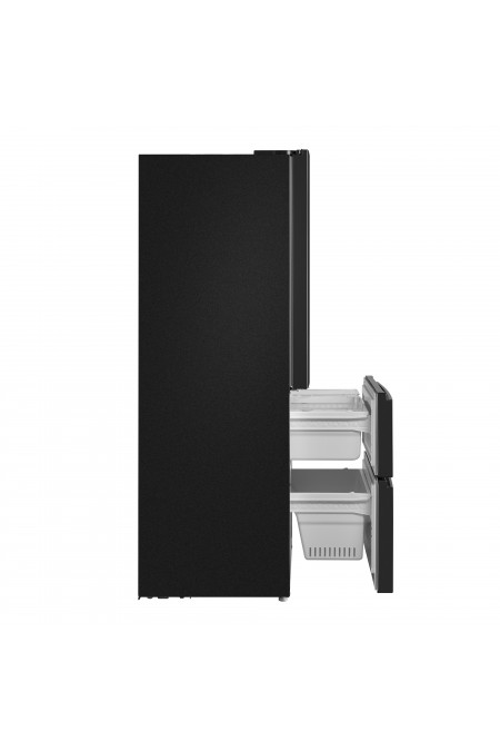 Холодильник Maunfeld MFF180NFBE01 (Side-by-Side) (черный) 4