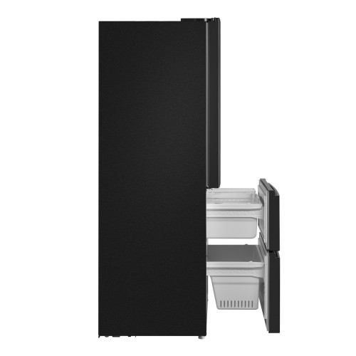 Холодильник Maunfeld MFF180NFBE01 (Side-by-Side) (черный) 4