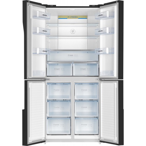 Холодильник MAUNFELD MFF181NFB (черный) 5