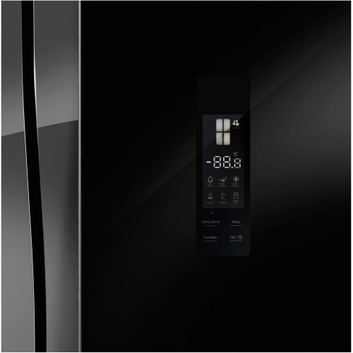 Холодильник MAUNFELD MFF182NFBE (Side by Side) (черный) 2