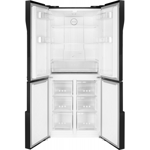 Холодильник MAUNFELD MFF182NFSBE (Side-by-Side) (черный) 5