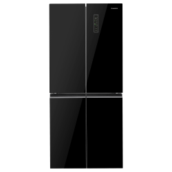 Холодильник Maunfeld MFF183NFBE (Side-by-Side) (черный)
