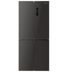 Холодильник Maunfeld MFF183NFSBE (Side-by-Side) (черная нержавеющая сталь)