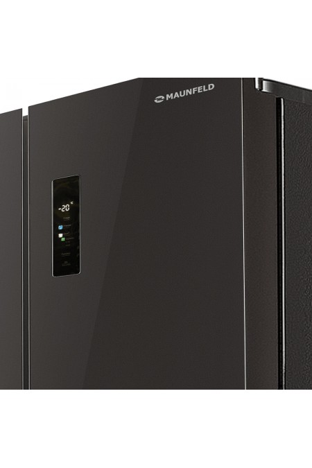Холодильник Maunfeld MFF183NFSBE (Side-by-Side) (черная нержавеющая сталь) 4