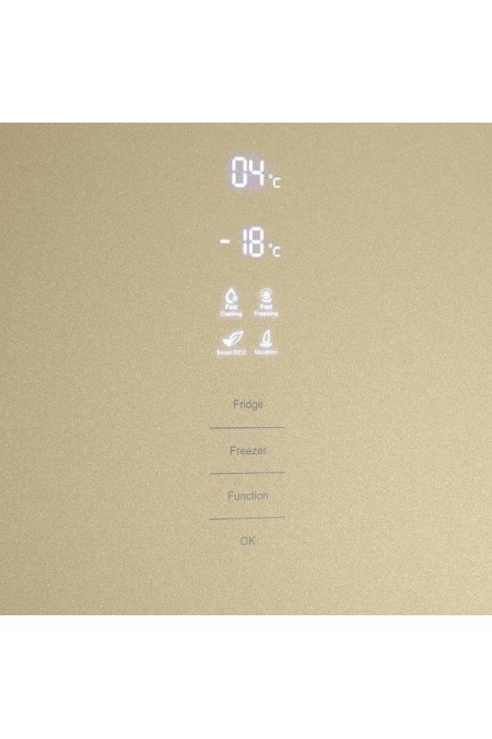 Холодильник Maunfeld MFF185NFBG Matt Inverter (матовый бежевый) 3