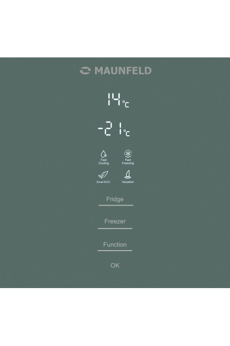 Холодильник Maunfeld MFF185NFGN Matt Inverter (зеленый) 8