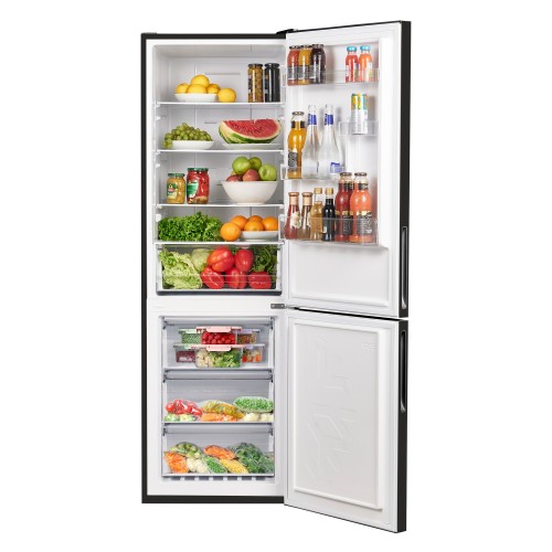 Холодильник Maunfeld MFF185NFSB10 (черная нержавеющая сталь) 1