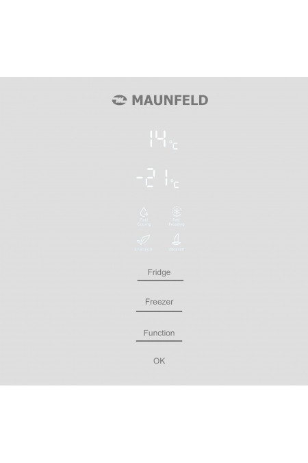 Холодильник Maunfeld MFF185NFW Matt Inverter (белый) 8