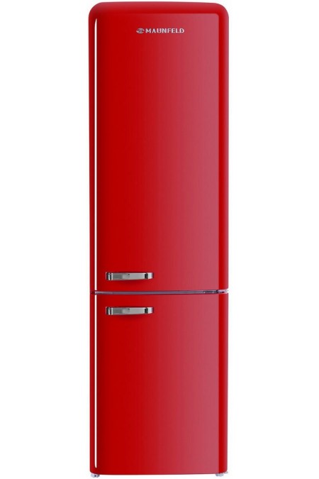 Холодильник Maunfeld MFF186NFRR (красный) 