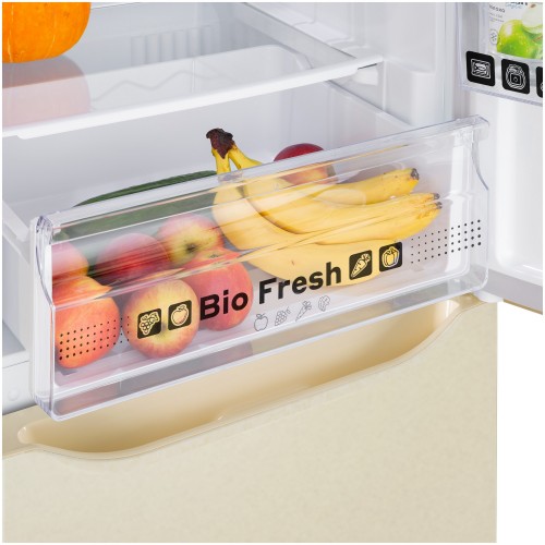 Холодильник MAUNFELD MFF187NFIBG10 (бежевый) 9