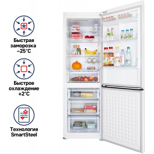 Холодильник MAUNFELD MFF187NFW10 (белый) 1