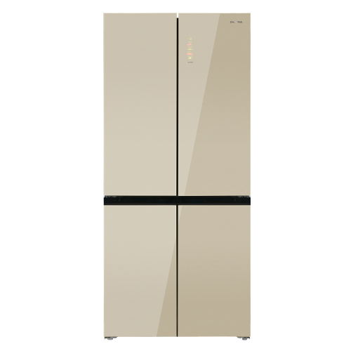 Холодильник Maunfeld MFF190NFDBG (Side-by-Side) (бежевый) 