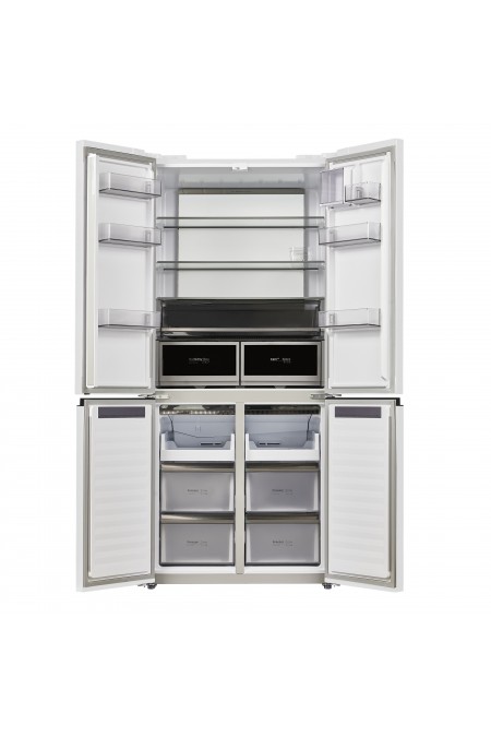 Холодильник Maunfeld MFF190NFDPW Matt Inverter (Side-by-side) (белый) 3