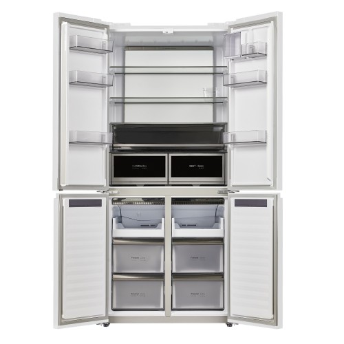 Холодильник Maunfeld MFF190NFDPW (Side-by-Side) (белый) 2