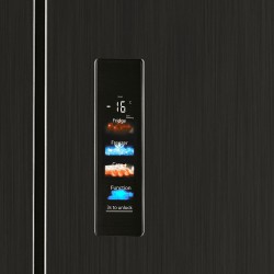 Холодильник Maunfeld MFF190NFDSB (Side-by-Side) (черная нержавеющая сталь)