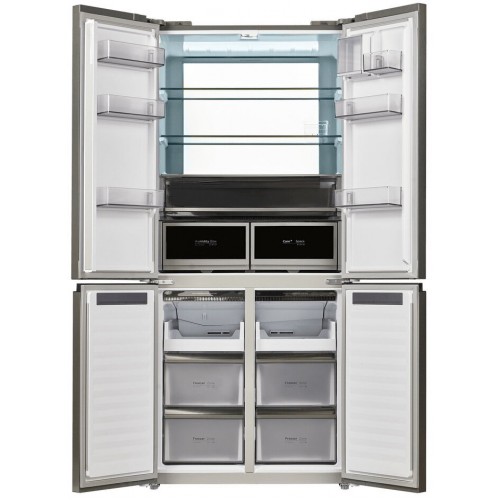 Холодильник MAUNFELD MFF190NFDSX (Side-by-Side) (нержавеющая сталь) 2