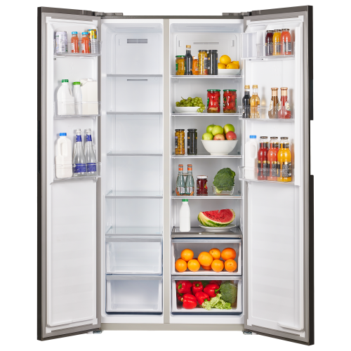 Холодильник Maunfeld MFF191NFB (Side-by-side) (черный) 1