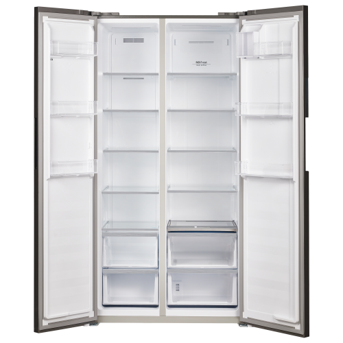 Холодильник Maunfeld MFF191NFB (Side-by-side) (черный) 2