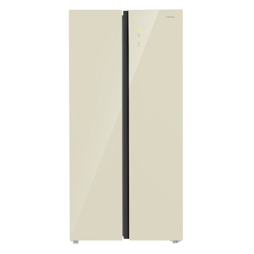 Холодильник Maunfeld MFF191NFBG (Side-by-side) (бежевый) 
