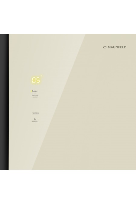 Холодильник Maunfeld MFF191NFBG (Side-by-side) (бежевый) 4