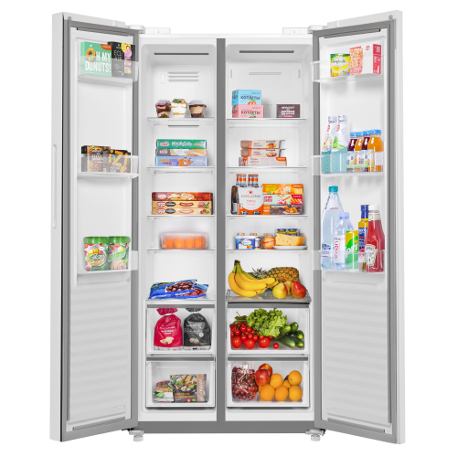 Холодильник Maunfeld MFF191NFPW (Side-by-side) (белый) 4