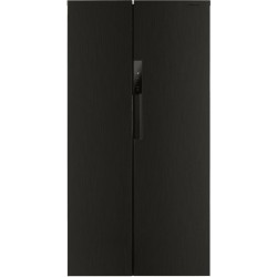 Холодильник Maunfeld MFF191NFSB (Side-by-Side) (черная нержавеющая сталь)