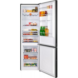Холодильник Maunfeld MFF200NFB Matt Inverter (черный)