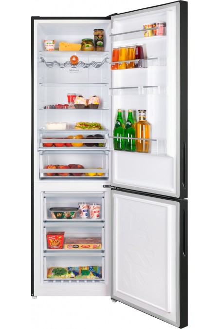 Холодильник Maunfeld MFF200NFB Matt Inverter (черный) 