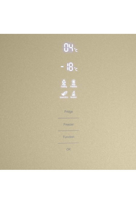 Холодильник Maunfeld MFF200NFBG (бежевый) 2