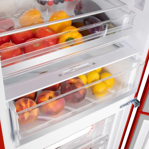 Холодильник MAUNFELD MFF200NFR (красный) 3