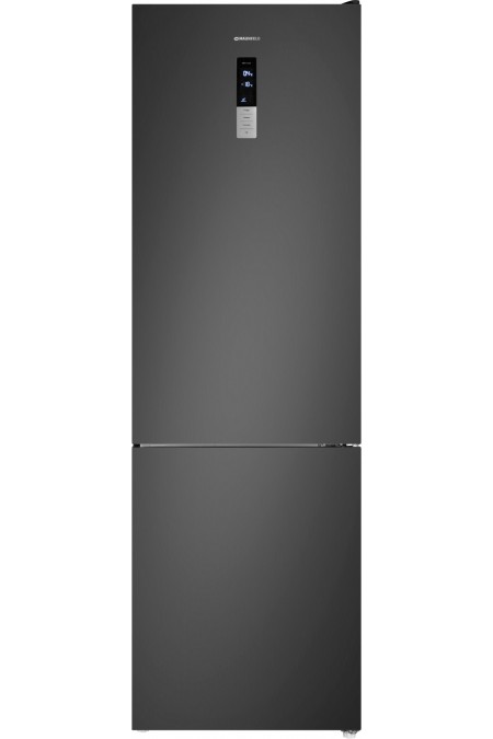 Холодильник Maunfeld MFF200NFSBE (черная нержавеющая сталь) 