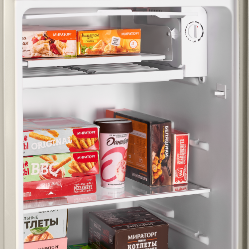 Холодильник Maunfeld MFF83RBG (бежевый) 7