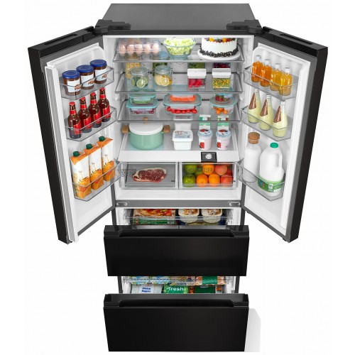 Холодильник Midea MDRF692MIE22 (Side-by-Side) (черный) 3