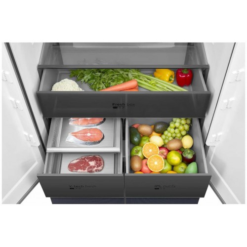 Холодильник Midea MDRM706BIE70 (Side-by-side) (серый) 8