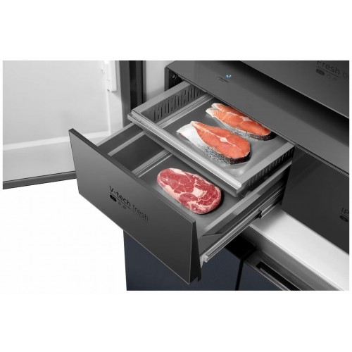 Холодильник Midea MDRM706BIE70 (Side-by-side) (серый) 9