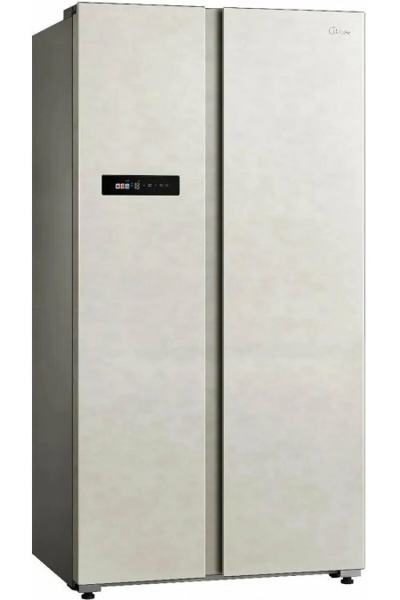 Холодильник Midea MDRS791MIE33 (Side-by-Side) (бежевый) 