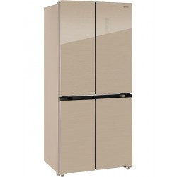 Холодильник Nordfrost RFQ 500 NFGY Inverter (Side-by-Side) (бежевое стекло)