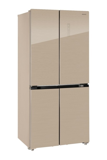 Холодильник Nordfrost RFQ 500 NFGY Inverter (Side-by-Side) (бежевое стекло) 