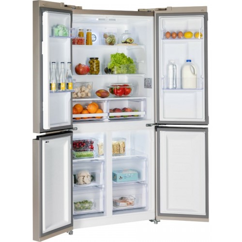 Холодильник Nordfrost RFQ 500 NFH Inverter (Side-by-Side) (шампань) 1