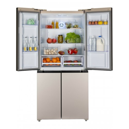 Холодильник Nordfrost RFQ 500 NFH Inverter (Side-by-Side) (шампань) 5