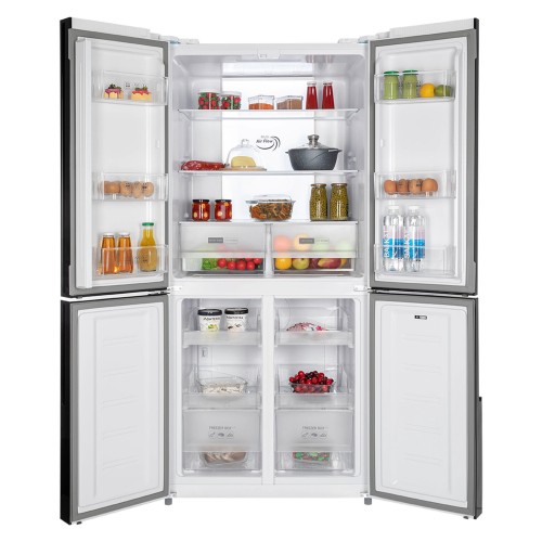 Холодильник NORDFROST RFQ 510 NFGW inverter (Side-by-Side) (белое мерцающее стекло) 8