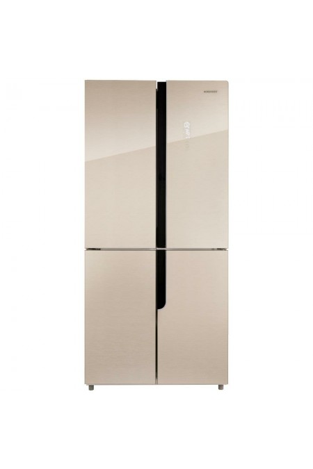 Холодильник Nordfrost RFQ-510 NFGY Inverter (Side-by-Side) (бежевое стекло с полоской) 1