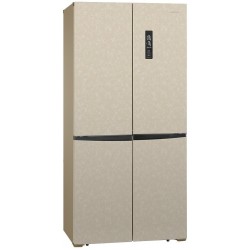 Холодильник NORDFROST RFQ 510 NFYm inverter (Side-by-Side) (бежевый мрамор)