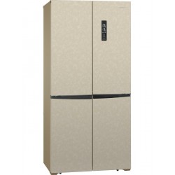 Холодильник Nordfrost RFQ 510 NFYm Inverter (Side-by-Side) (бежевый мрамор)
