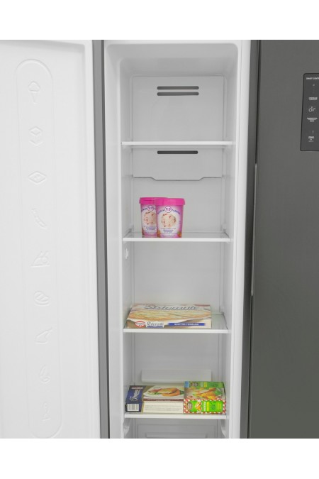 Холодильник Schaub Lorenz SLU S400H4EN (Side by Side) (нержавеющая сталь) 3