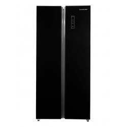 Холодильник Schaub Lorenz SLU S473GY4EI (Side by Side) (черное стекло)